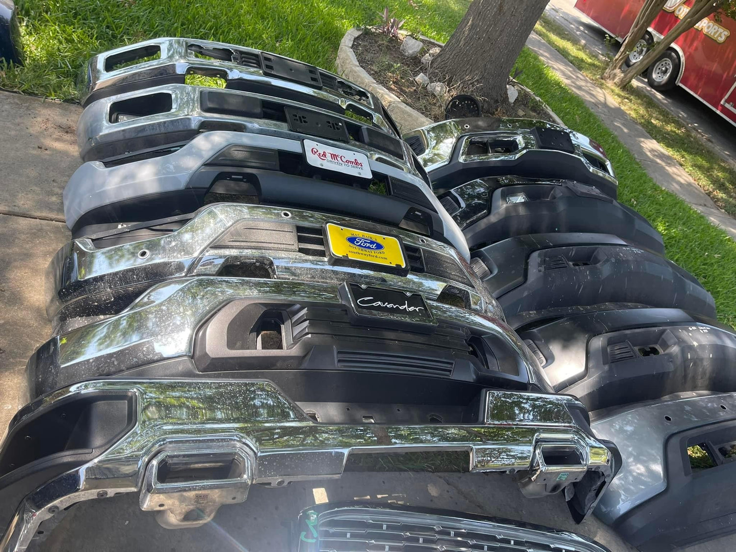 FRONT AND REAR BUMPERS